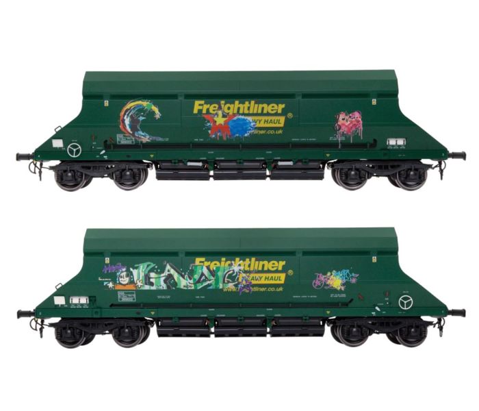 HIA Hopper Freightliner Heavy Haul Green 369002 Graffiti