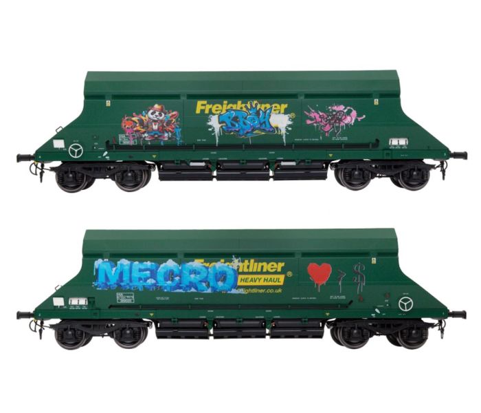 HIA Hopper Freightliner Heavy Haul Green 369020 Graffiti