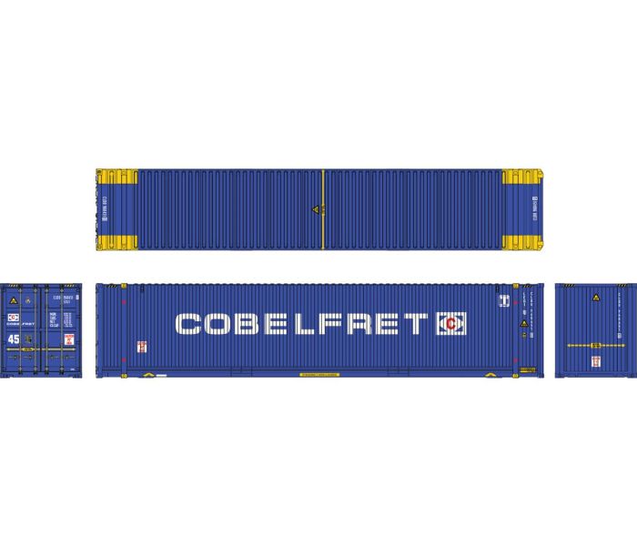 45ft High Cube Container Cobelfret CLDU 960451 8 LEG1