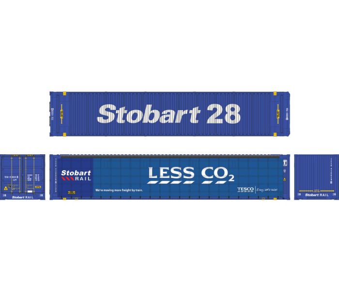 45ft Curtain Side Container Less CO2 TESU 450028 0 LLP9