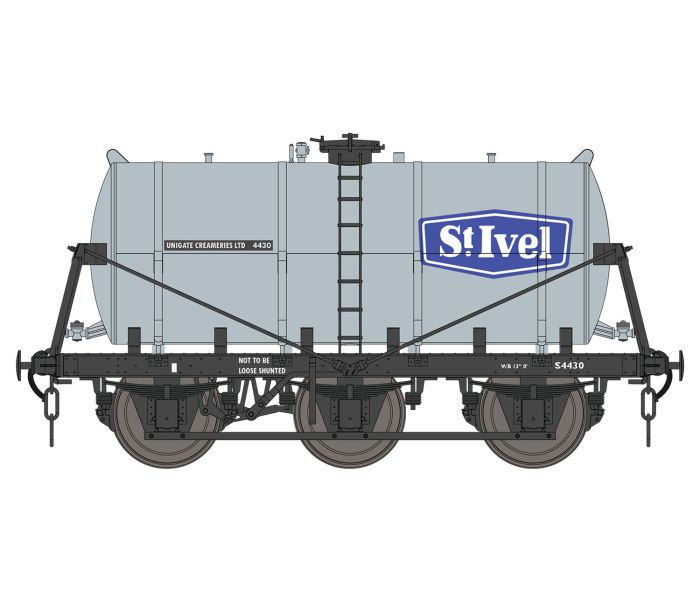 6 Wheel Milk Tank Unigate Creameries/St Ivel S4430