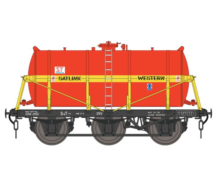 6 Wheel Milk Tank Satlink Western ADW2952