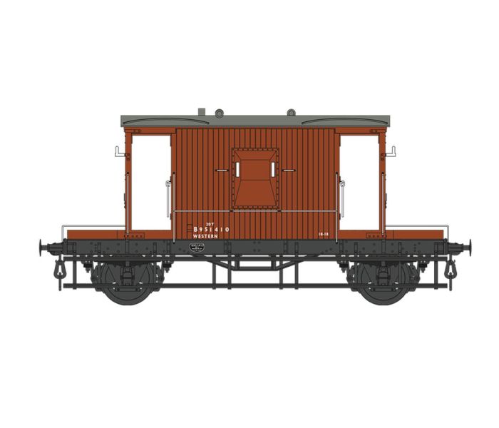 20t Brake Van BR Bauxite B951410