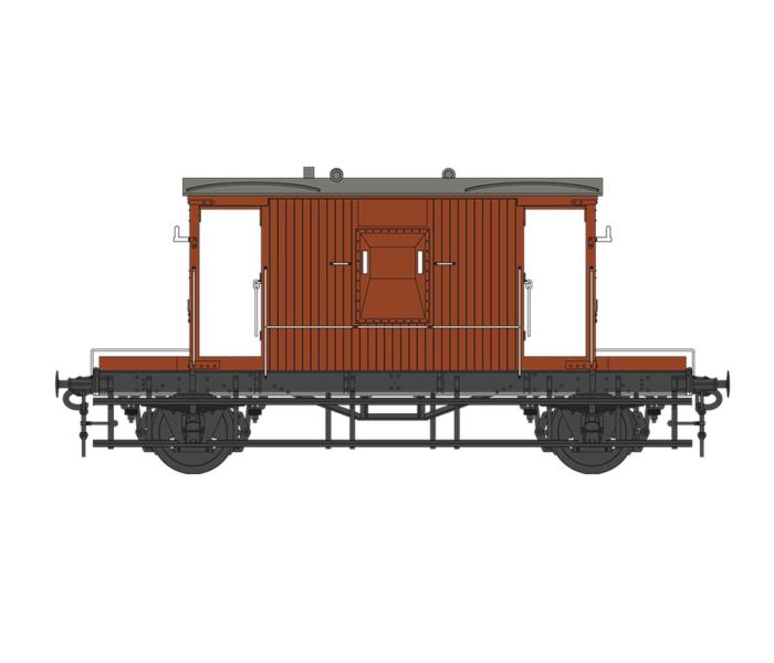 20t Brake Van BR Bauxite Unnumbered