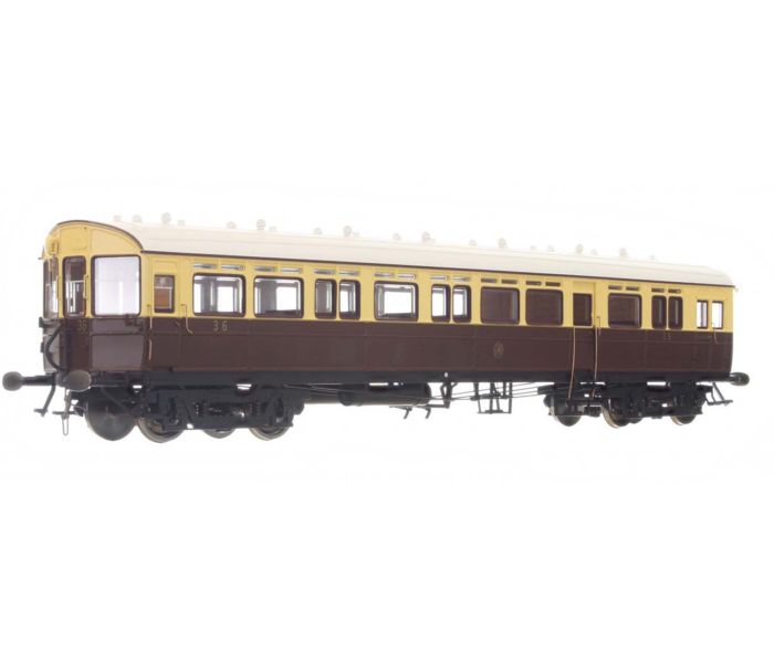 Autocoach GWR Shirtbutton 36 Chocolate/Crm Lit (DCC-Sound)