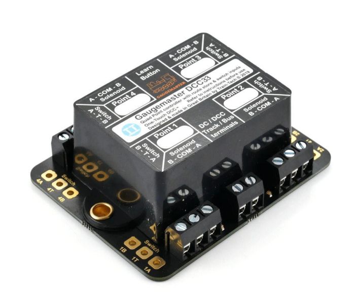 Point Motor Decoder w/CDU 4 Way