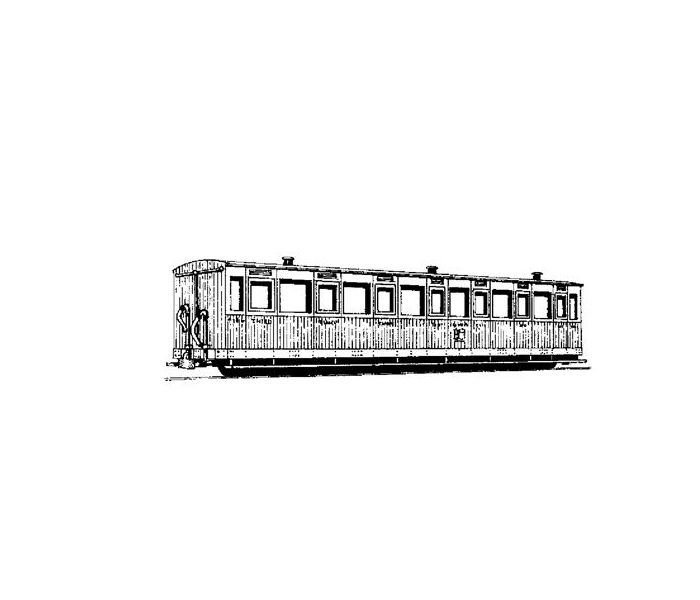 Vale of Rheidol 3rd Class Bogie Coach No 1-12 Kit