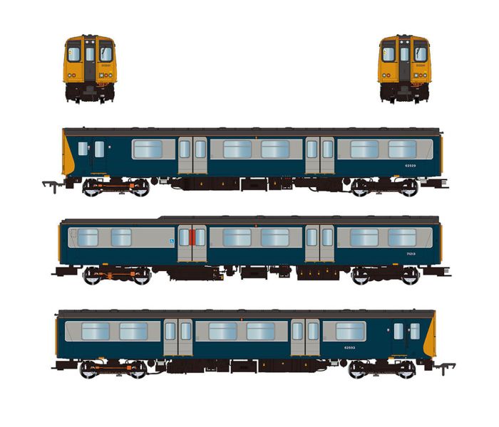 Class 313 201 3 Car EMU Southern Blue/Grey Retro