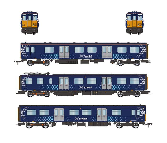 Class 314 212 3 Car EMU ScotRail Saltire