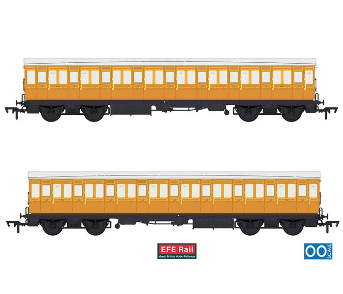 54ft Non-Corridor 3rd Coach Lined Teak 421