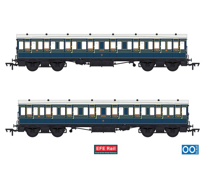 54ft Non-Corridor Composite Coach S&DJR Lined Blue 55