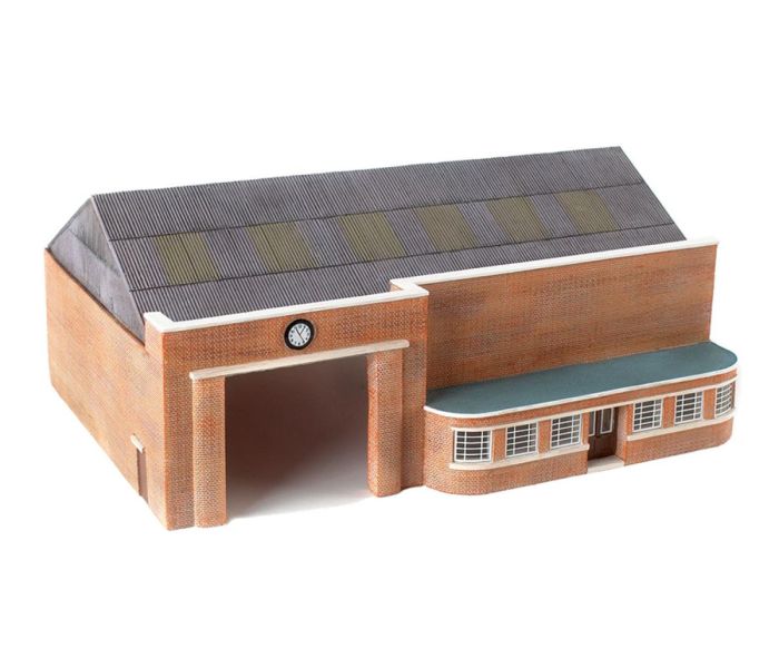 Scenecraft Bus Garage & Vehicle (Pre-Built)