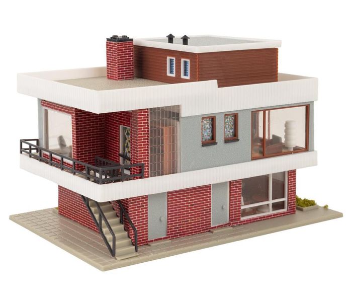 (B-257) Modern House with Flat Roof Kit III