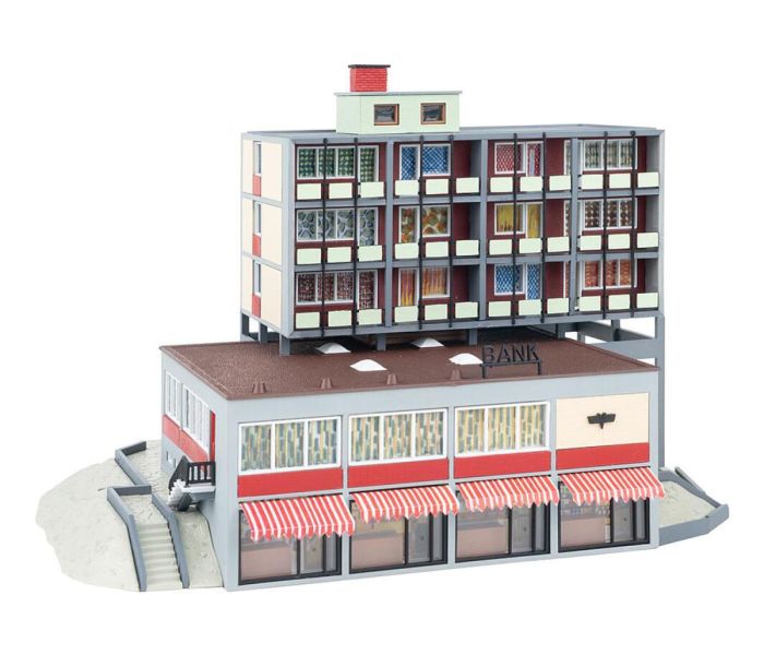 (B-928) Modern Bank Building Classic Kit III