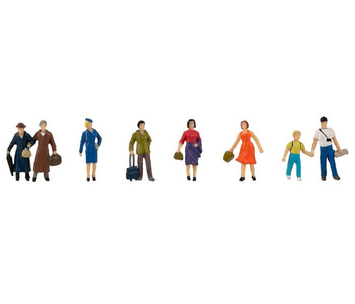 Waiting Passengers (8) Figure Set
