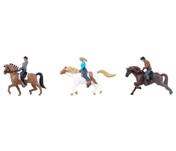 Horses & Riders (3) Figure Set