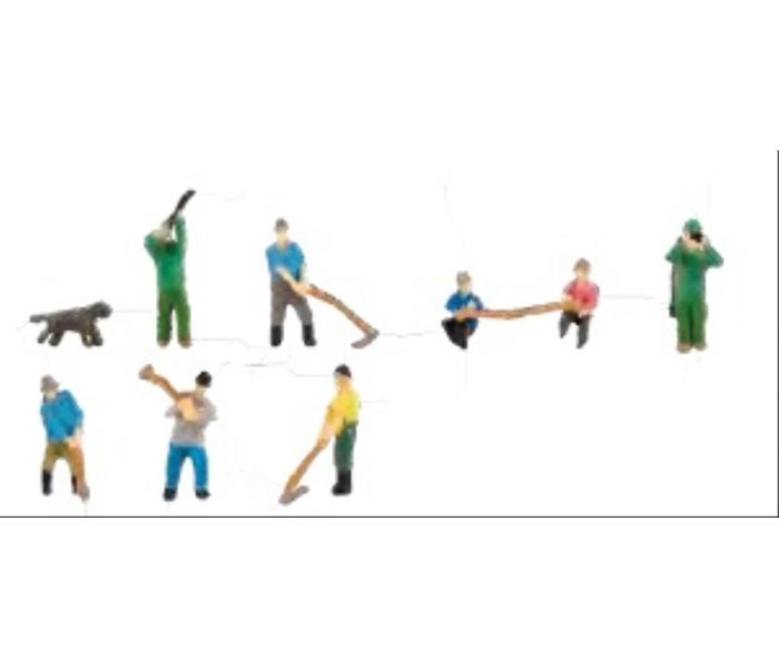 Forestry Workers & Hunters (9) Figure Set