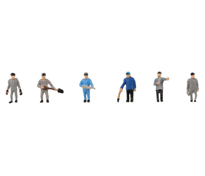 Steam Locomotive Drivers & Firemen (6) Figure Set