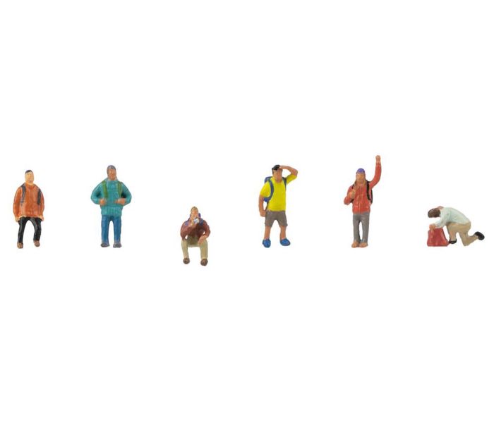 On a Mountain Tour (6) Figure Set