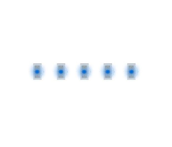 Car System Reflector LEDs Blue (5)