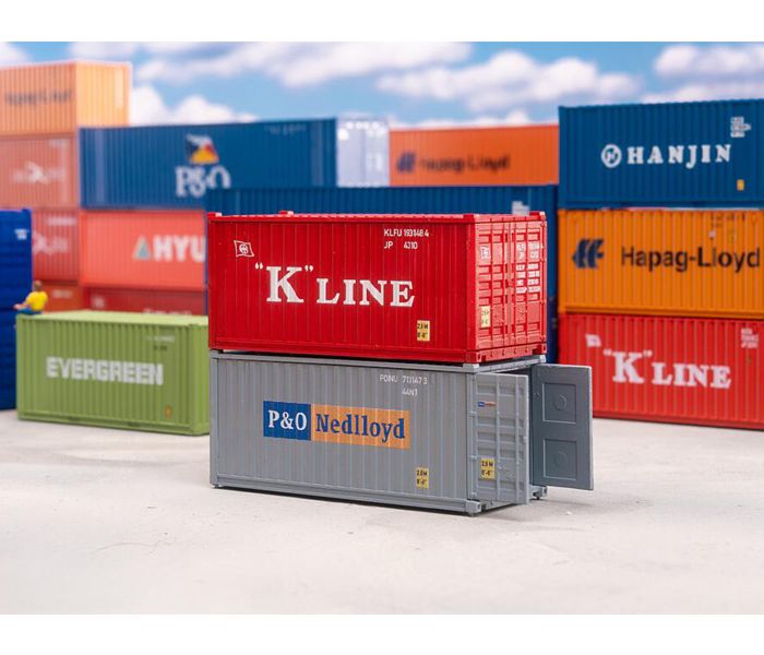 20' Container Set (2) K-Line/P&O V