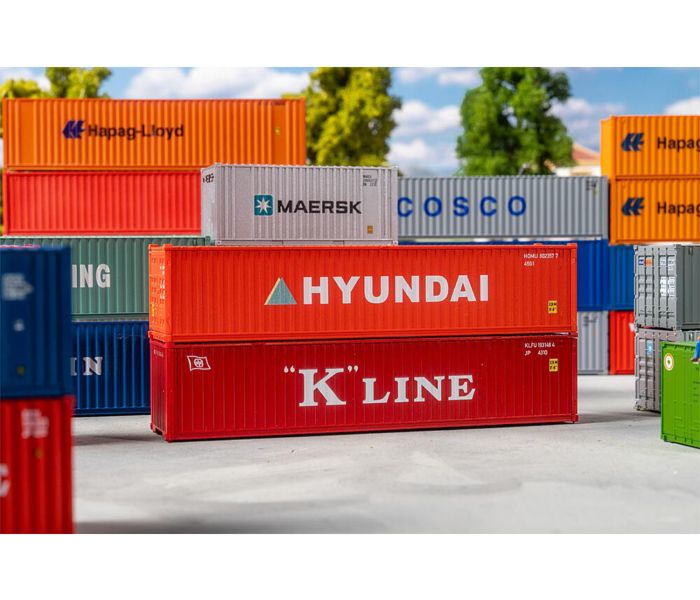 40' Container Set (2) K-Line & Hyundai IV