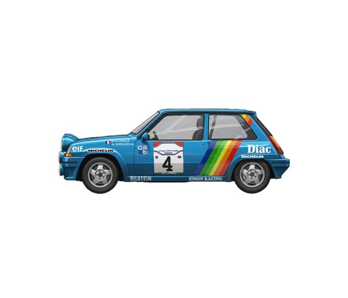 R5 GT Turbo Rally Safari 1990 SW Weathered