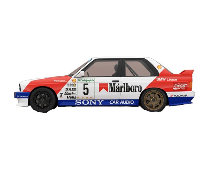 M3 E30 Rally Corte Ingles 1990 IL Weathered