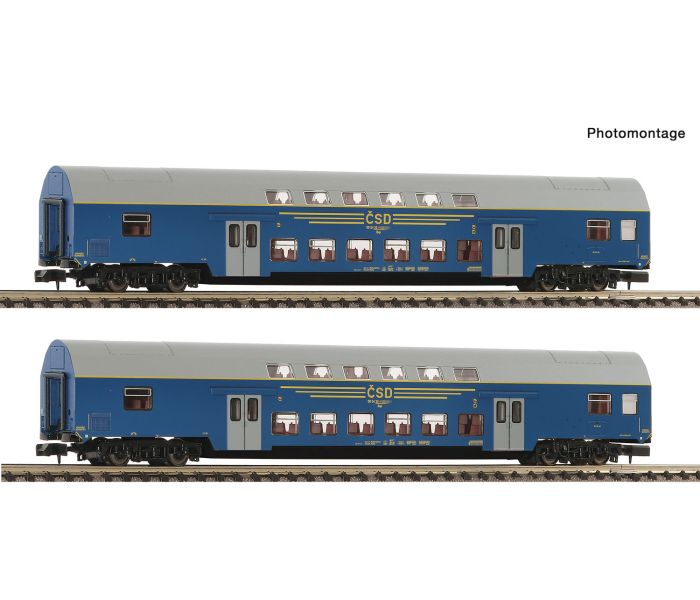 CSD Bap 2nd Class Bi-Level Coach Set (2) IV
