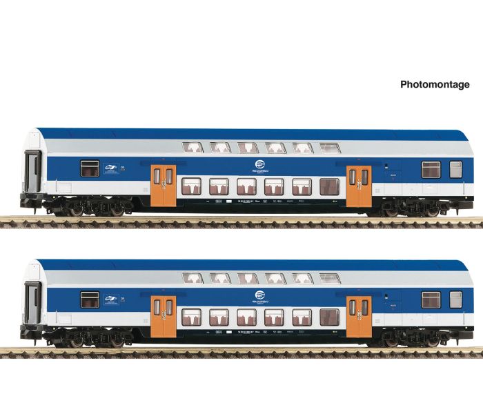 DR/VEB DBmue 2nd Class Bi-Level Coach Set (2) IV