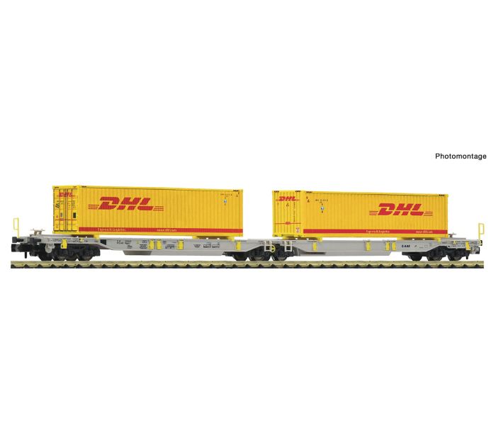 AAE T2000 Dbl Pocket Wagon w/DHL Containers Load VI