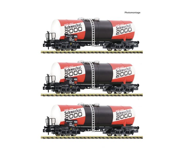 OBB Swechat 2000 Bogie Tank Wagon Set (3) IV