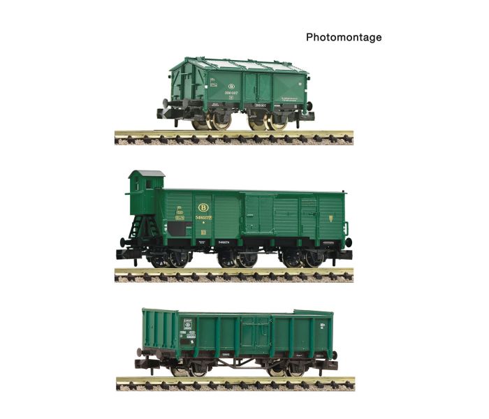 SNCB Mixed Goods Wagon Set (3) III