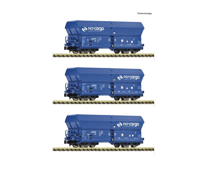 PKP Cargo Falns Self Discharge Hopper Wagon Set (3) VI