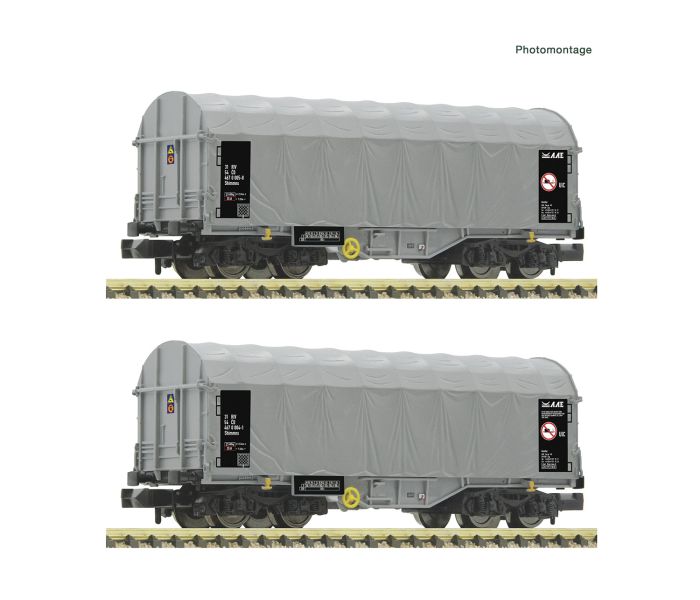 CD Shimmns Sliding Tarpaulin Wagon Set (2) VI