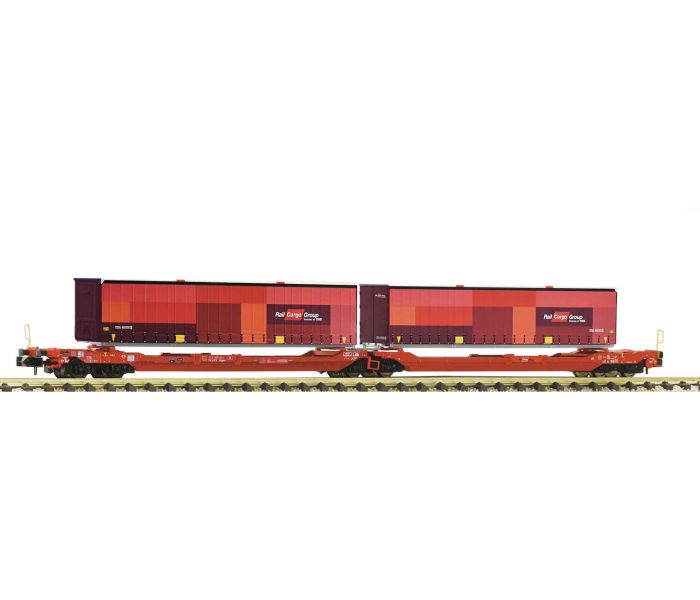 OBB Sddgmrs T3000e Dbl Pocket Wagon RCW Container Load VI