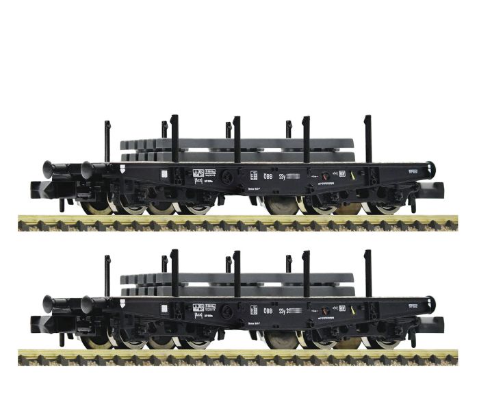 OBB Ssy Heavy Duty Flat Wagon w/Slab Load Set (2) III