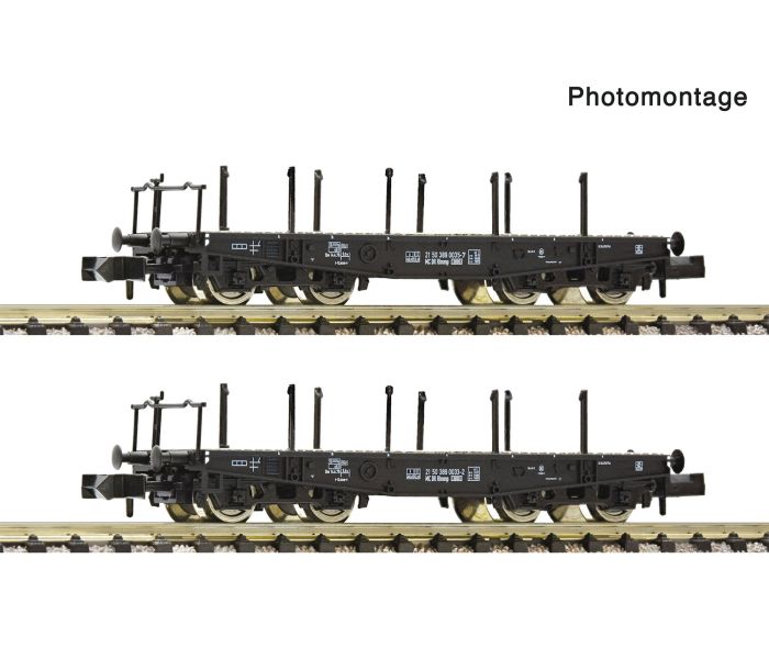 DR Rlmmp Heavy Duty Bogie Flat Wagon Set (2) IV