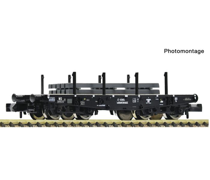 NS S Heavy Duty Bogie Flat Wagon w/Slabs Load III