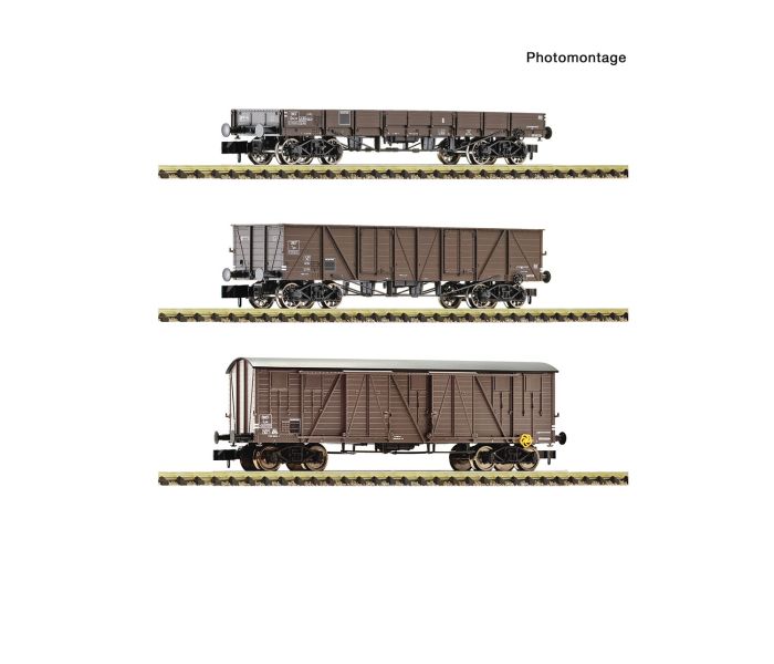 SNCF Mixed Goods Wagon Set (3) III