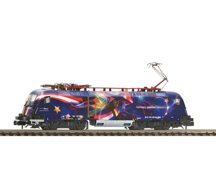 OBB Rh1116 212-2 Football Electric Loco VI (DCC-Sound)-Fleischmann