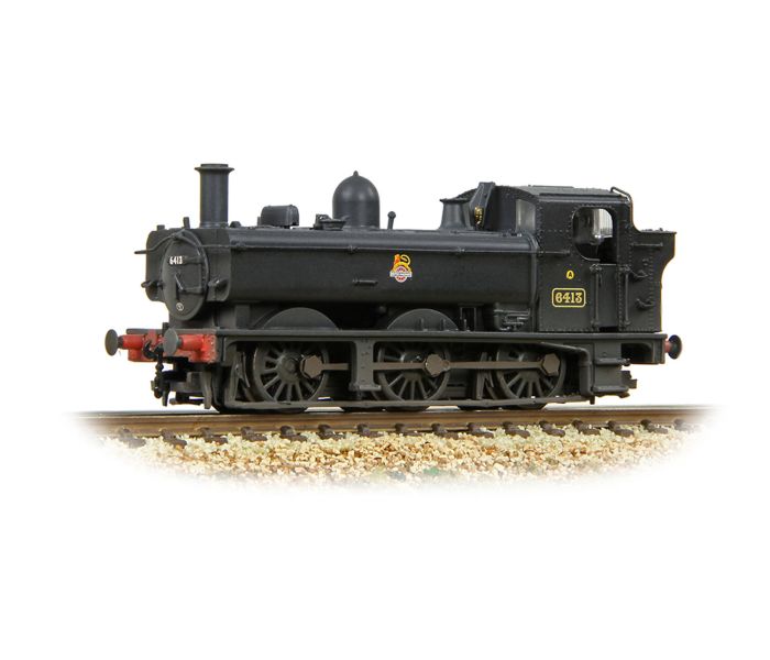 64xx Pannier Tank BR Early Black 6413 Weathered