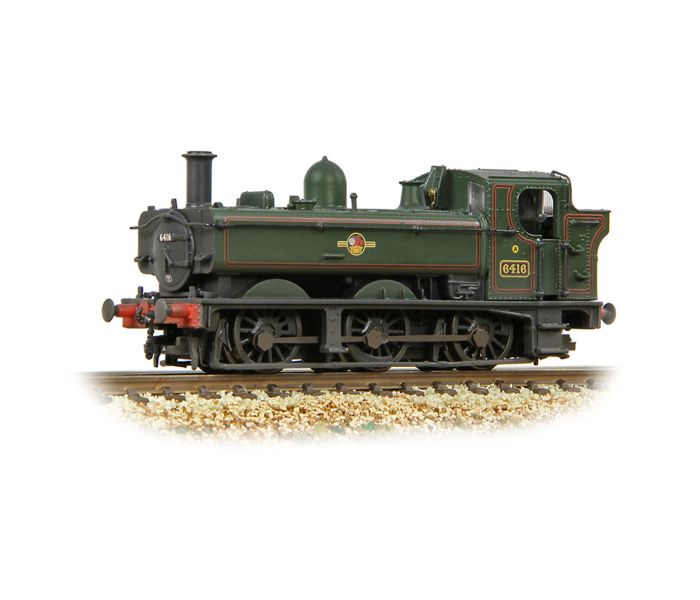 64xx Pannier Tank BR Lined Late Green 6416 Weathered