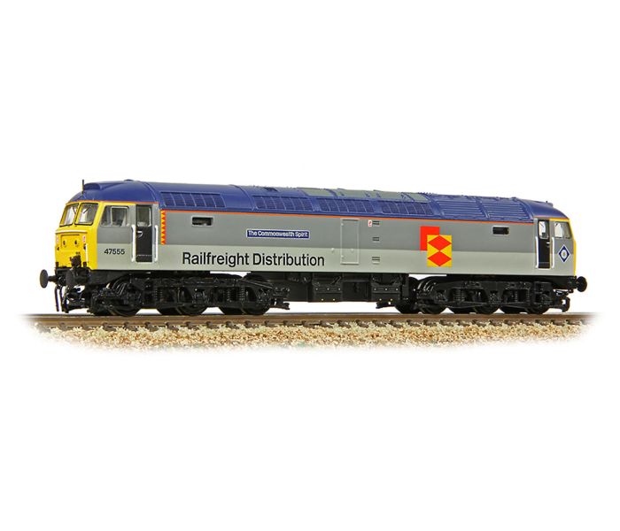 Class 47 555 The Commonwealth Spirit Railfreight European