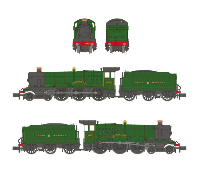 6959 Class Loco GWR Green 6960 Raveningham Hall(DCC-Sound)