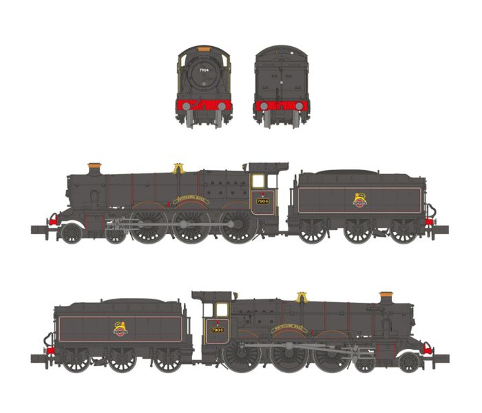 6959 Class Loco BR Black 7904 Fountains Hall (DCC-Sound)