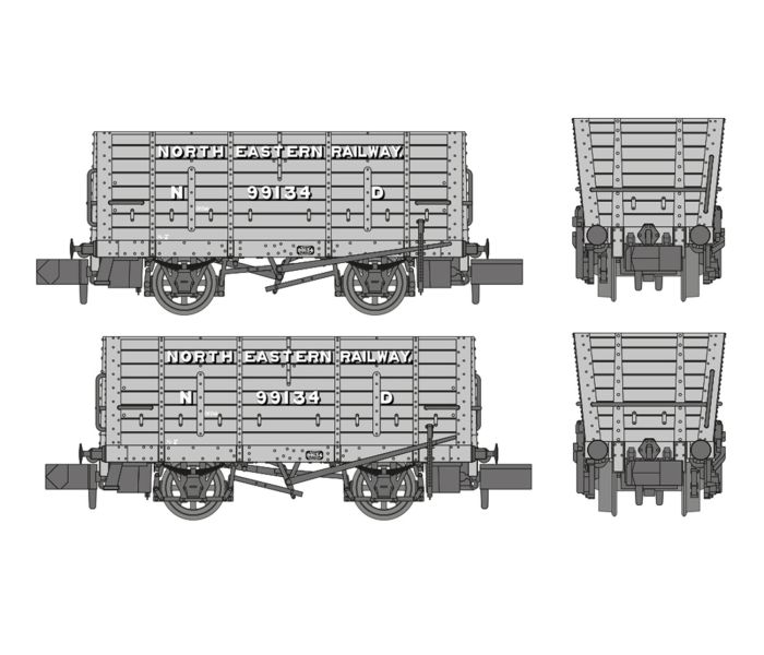 P7 Coal Hopper North Eastern Railway Grey 99134