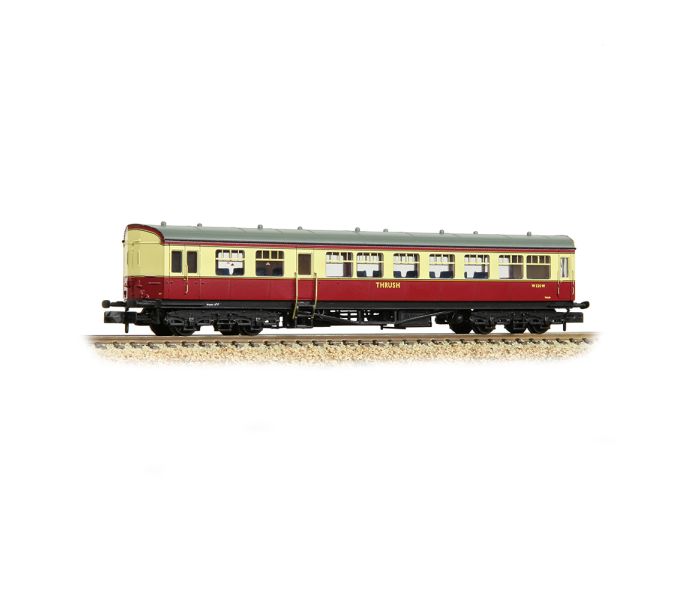 Hawksworth Auto-Trailer BR Crimson/Cream W220W 'Thrush'