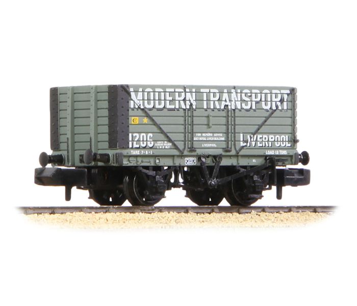 8 Plank Wagon Modern Transport Liverpool Grey 1206