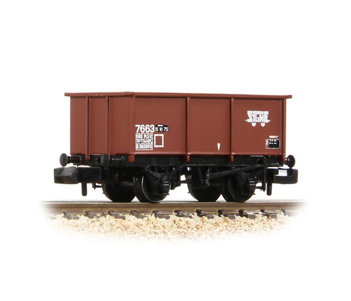 27t Steel Tippler Wagon BR Bauxite B385893 Weathered